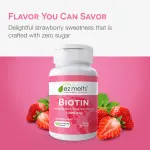 EZ Melts Biotin 5000mcg Tablets