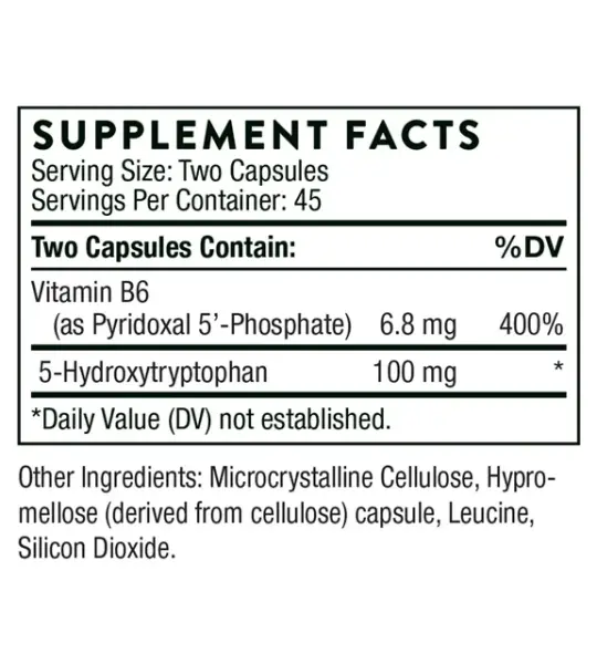 Thorne 5-Hydroxytryptophan (5-HTP) Capsules