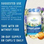 RidgeCrest Herbals ClearLungs Capsules