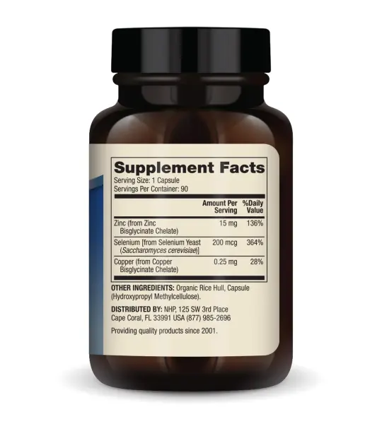 Dr. Mercola Zinc Plus Selenium Capsules
