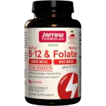 Jarrow Formulas Methyl B-12 5000 mcg & Methyl Folate 800 mcg + P-5-P Tablets