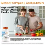Doctor's Best Betaine HCL Pepsin Gentian Bitters Capsules