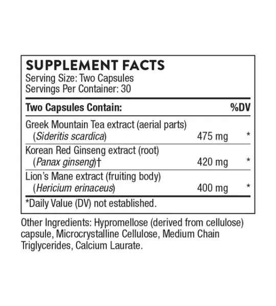 Thorne Ginseng Plus Capsules
