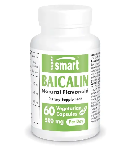 SuperSmart Baicalin 500mg Capsules