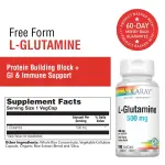 Solaray L-Glutamine Capsules