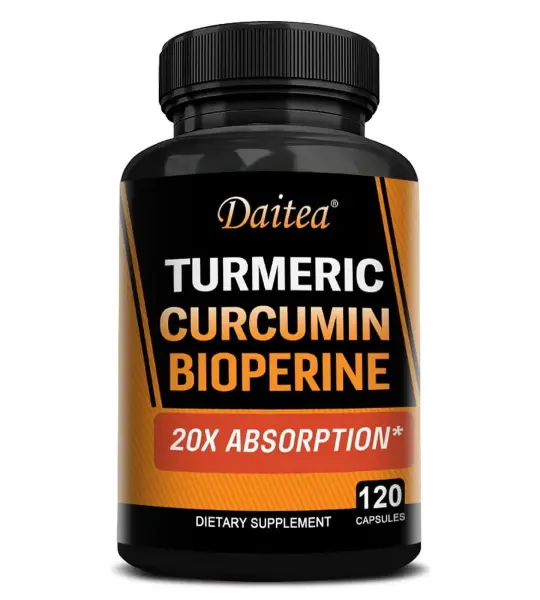 Daitea Turmeric Curcumin BioPerine Capsules