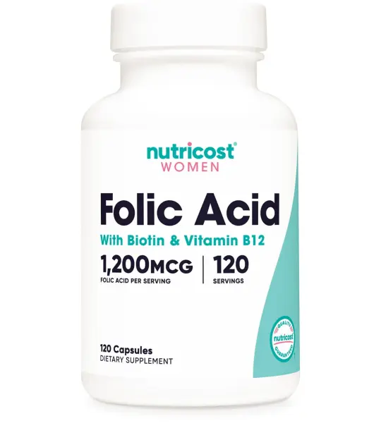 Nutricost Folic Acid Capsules