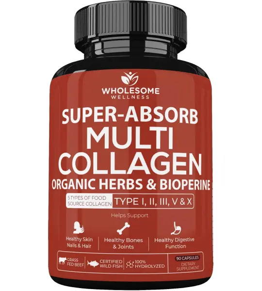 Multi Collagen Organic Herbs + Bioperine