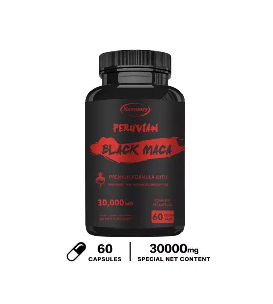Xemenry Peruvian Black Maca 30000mg Capsules