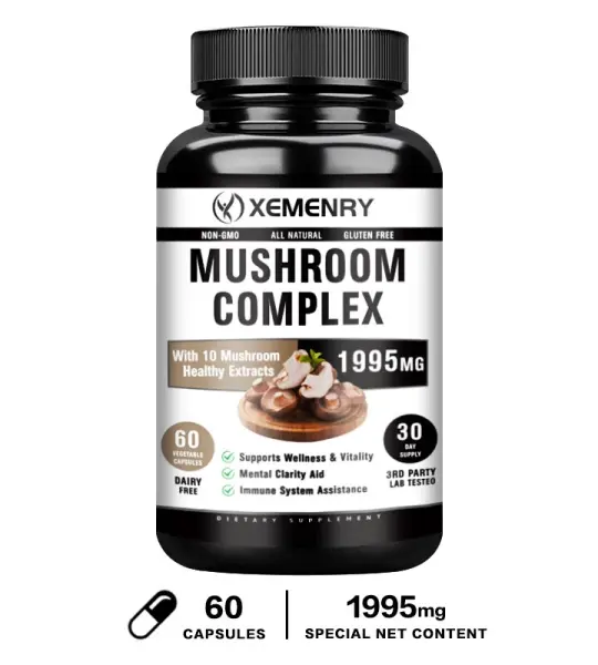 Xemenry Mushroom Complex 1995mg Capsules