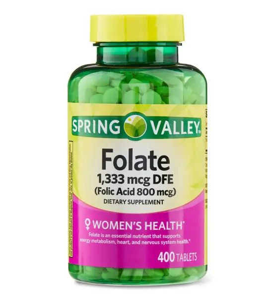 Spring Valley Folate Tablets