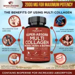 Multi Collagen Organic Herbs + Bioperine