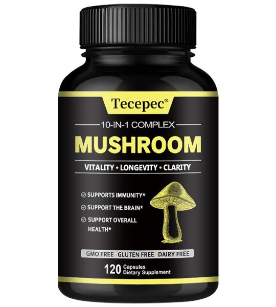 Tecepec 10X Mushroom Supplement