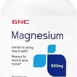 GNC Magnesium 500mg Capsules