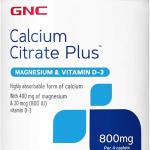 GNC Calcium Citrate Plus Caplets