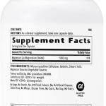 GNC Magnesium 500mg Capsules