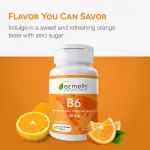 EZ Melts Vitamin B6 500mg Tablets