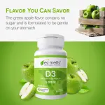 EZ Melts Vitamin D3 5000 IU Tablets