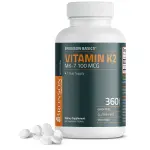 Bronson Vitamin K2 MK-7 100mcg Tablets
