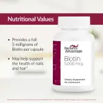 Bariatric Advantage Biotin 5000mcg Capsules