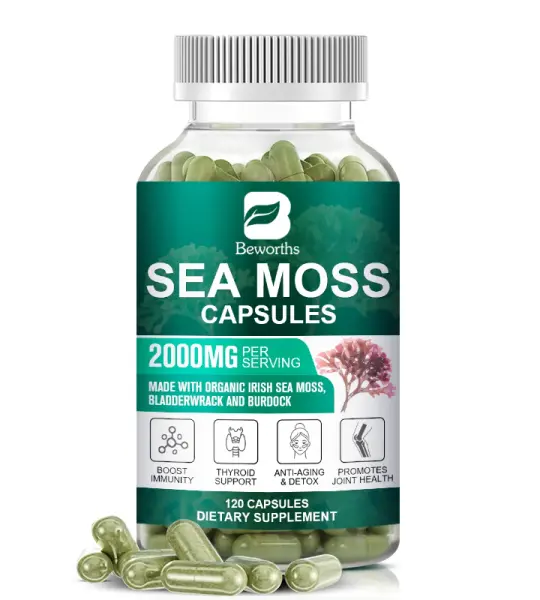 Beworths Organic Sea Moss Capsules