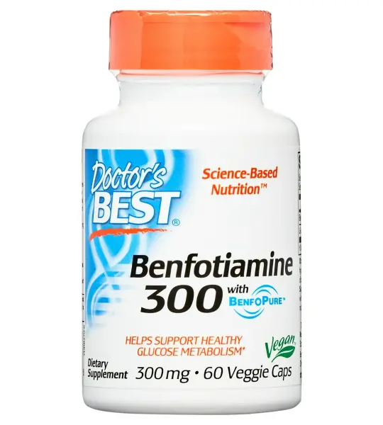 Doctor's Best Benfotiamine + BenfoPure Capsules