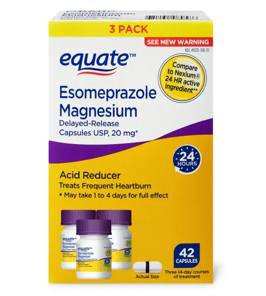 Equate Esomeprazole Magnesium Capsules