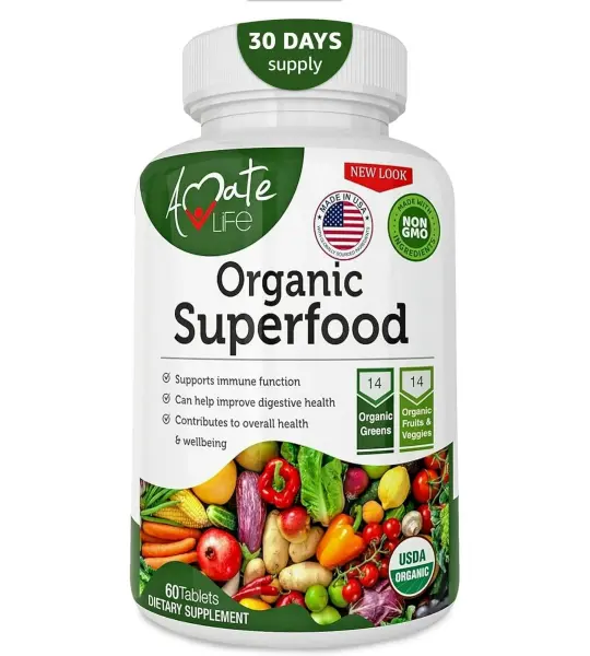 Organic Superfood Greens Tablets