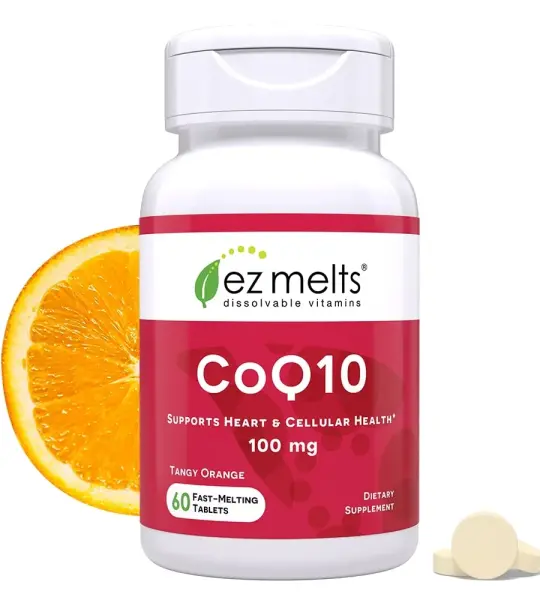 EZ Melts CoQ10 Heart Health Tablets
