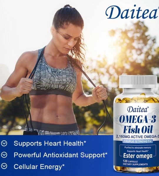 Daitea Omega-3 Fish Oil Supplement
