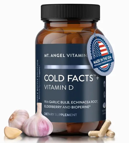 Mt Angel Vitamins Cold Facts + Vitamin D Capsules