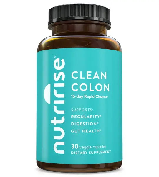 NutriRise Clean Colon Rapid Cleanse Capsules