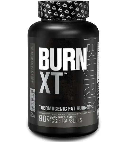 Jacked Factory Burn XT Black Thermogenic Fat Burner Capsules