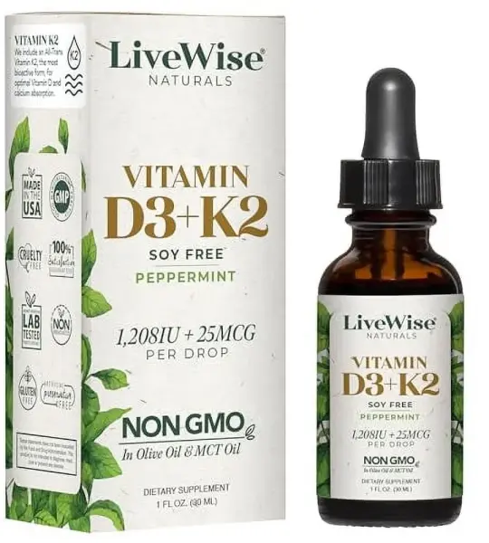 Vitamin D3 with K2 Liquid Drops