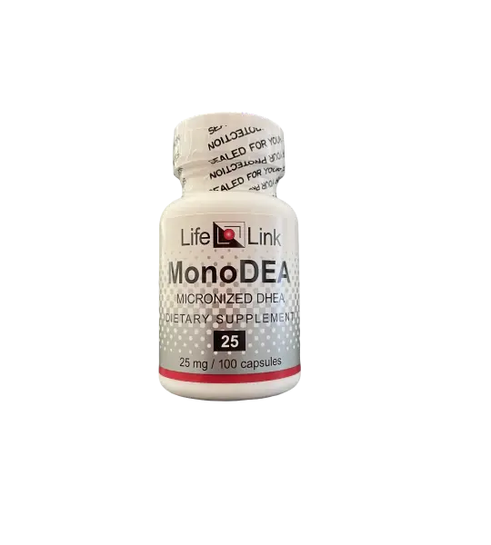 Life Link Mono DHEA 25mg Capsules