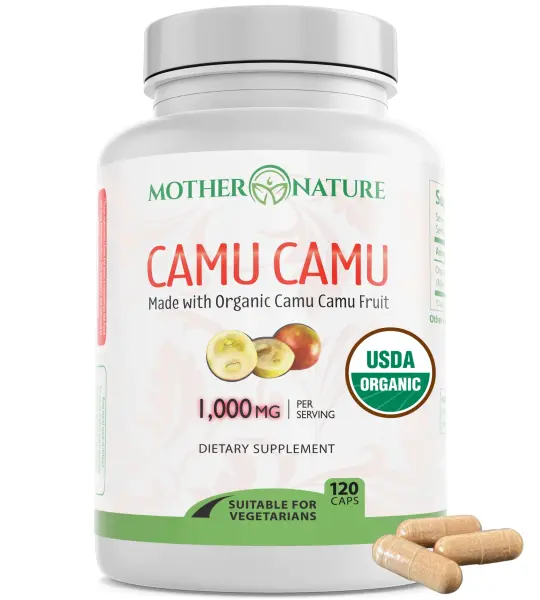 Organic Vitamin C Camu Camu Capsules
